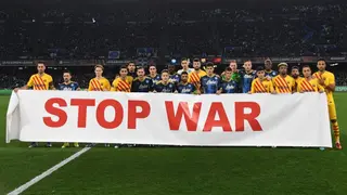 Barcelona and Napoli unite to send a heartfelt message amid the Ukraine and Russia conflict