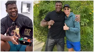 Francis Ngannou: Cameroon’s MMA Star Thanks Cristiano Ronaldo for Gifting Him Expensive Watch, Video