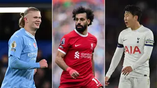 Premier League 2023/24 Golden Boot: Haaland Leads, Salah Leapfrogs Son to Go 2nd After Matchday 12