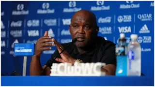 Pitso Mosimane Responds to Journalist’s Criticism of Defensive Tactics, Cites Lack of Star Players