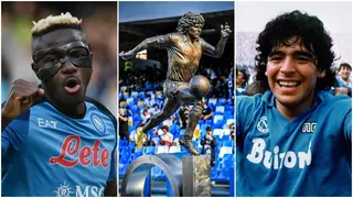 Napoli star Osimhen salutes Maradona, insists Argentina genius is God
