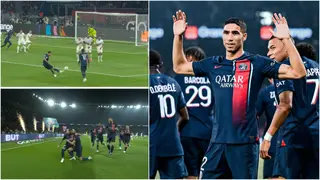 Achraf Hakimi Scores Superb Free Kick for PSG Against Marseille in Le Classique, Video