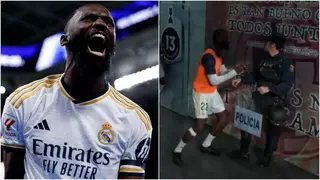 El Clasico: Antonio Rudiger Cheekily Pranks Police Officer Before Real Madrid Win
