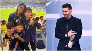 Best men's player Lionel Messi drops family joke after claiming prestigious prize