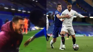 Eden Hazard Spotted Laughing With Chelsea Players After Real Madrid Elimination From Champions League