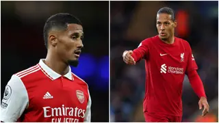 Saliba names 4 attributes he copies from van Dijk