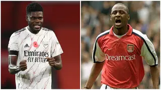 Ghanaian midfielder Thomas Partey compared to Patrick Vieira by Arsenal legend