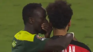 AFCON 2021: Sadio Mane shows class by consoling emotional Mo Salah after Senegal beat Egypt in final