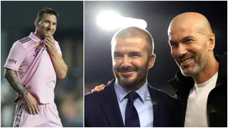 Beckham reunites with Zidane at US Open Cup final