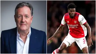 Popular British Broadcaster Piers Morgan Hails Thomas Partey After Incredible Display Against Liverpool