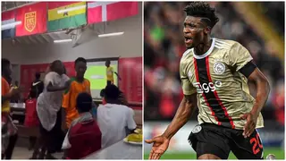Video of moment Right to Dream Academy players jubilate as graduate Kudus scored against Liverpool spotted