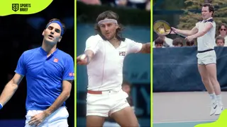 Which 10 male players have the longest winning streaks in tennis history?