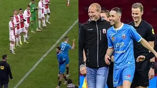 Ajax Players Give Standing Ovation to Opposition Striker on Return to Pitch Since Cancer Diagnosis