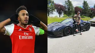 Auba Flaunts Stunning KSh 30 Million Ferrari as He Enjoys Summer Holiday in France