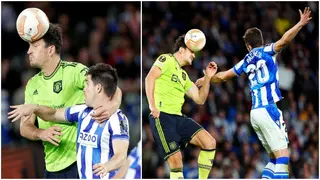 Harry Maguire: Hilarious footage of Manchester United defender playing as makeshift striker spotted