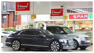 Ronaldo's Driver Queues For More Than 6 Hours To Fuel His N121m Bentley But Left Without A Drop