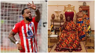 Memphis Depay Pays Homage to Ghana's Ashanti King With Celebration Against Granada