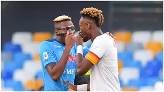 Tammy Abraham sends huge message to Napoli striker Victor Osimhen following win over Roma