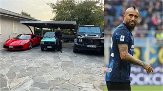 Vidal shows off expensive car collection but chooses small car as his favourite