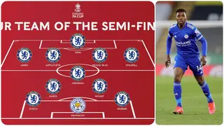 Jubilation As Nigerian Star Named in the FA Cup Team of the Semifinals