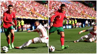 Euro 2024: Cristiano Ronaldo Sits Turkish Star Down With Dazzling Footwork in Portugal’s Win, Video