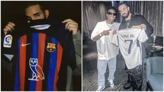 Drake 'switches' from Barcelona to Real Madrid after Vinicius Jr meeting