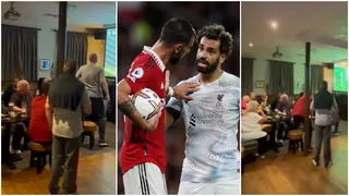 Bruno Fernandes inadvertently winds up Liverpool fans at a pub with hilarious gamesmanship