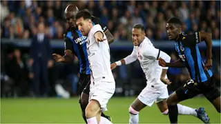 Fans React To Messi Being Let Down By PSG Teammates During Clash With Club Brugge