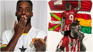 Athletic Bilbao fan creates spectacular art in honour of Ghana striker Inaki Williams