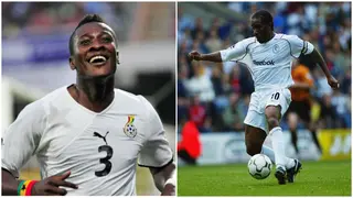 Video: Watch Asamoah Gyan Struggle to Find Words to Describe Okocha