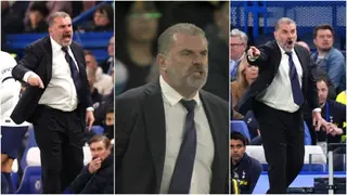 Chelsea vs Tottenham: Postecoglou Goes Berserk, Screams at Players in Loss at Stamford Bridge