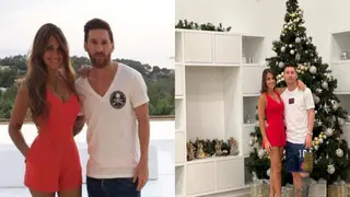 Lionel Messi shares lovely moment with wife Antonela Roccuzzo during Christmas dance