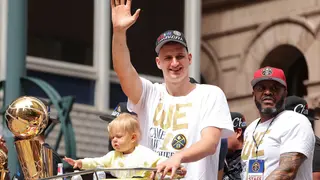 Nikola Jokic Bonds With Daughter at Championship Parade Ahead of Father’s Day