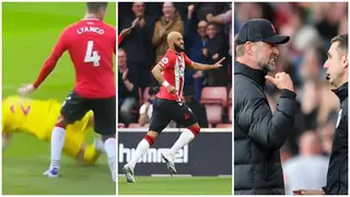Angry Liverpool fans ‘attack’ referee after Lyanco's 'foul' on Diogo Jota wasn't given before Southampton goal