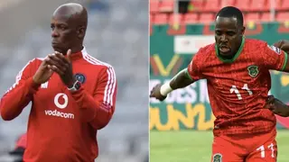 Orlando Pirates' exclusion of Gabadinho Mhango sees social media take aim at co-coaches Ncikazi and Davids