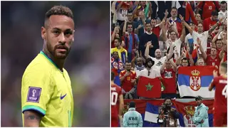 Neymar: Watch PSG star mock Serbia fans as Brazil start World Cup 2022 campaign with victory