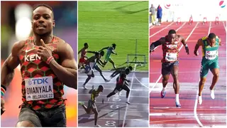 How Ferdinand Omanyala beat Akani Simbine using photo finish rule but why his record won't be ratified
