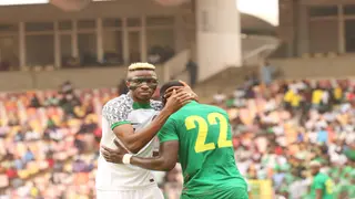 Moses Simon nets brilliant penalty as Super Eagles beat Guinea Bissau in return leg; Video