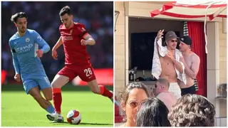 Manchester City and Liverpool Players Ignore EPL Rivalry As Grealish and Robertson Party Together in Las Vegas