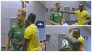 Video: Emotional Moment Sadio Mane Reunites With Ex Liverpool Captain Henderson in Saudi Arabia