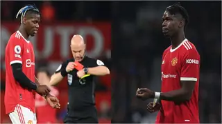 Man United legend 'Attacks' Pogba after his Red Card during Man United 5-0 Loss to Liverpool