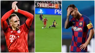 Video of Franck Ribery embarrassing Lionel Messi in Champions League game emerges