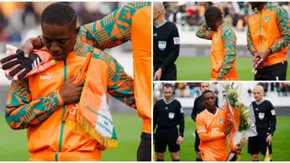 Max Alain Gradel Gets Emotional as He Retires From Ivory Coast, Scores in Final Match
