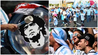 Watch Argentina fans celebrate before playing Group C opener against Saudi Arabia