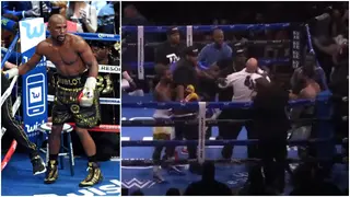 Floyd Mayweather’s Latest Exhibition Match Descends Into Brawl in the Ring: Video