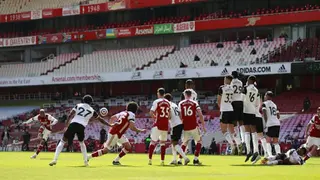 Arsenal scores late goal to save being embarrassed by relegation-threatened Fulham