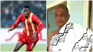 Heartwarming Video of Asamoah Gyan's Father Expressing How Proud He is of His Son Emerges