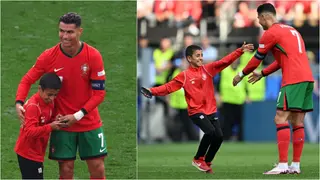 Cristiano Ronaldo Takes Photo with Young Pitch Invader as Portugal Reach Next Round at Euro 2024