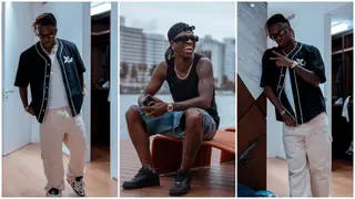 Vinicius Relaxes in Style, Rocks Exquisite in Louis Vuitton Outfits As Stunning Photos Emerge