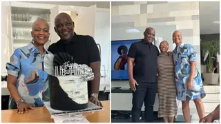 Pitso Mosimane: “Day Well Spent” On Beautiful Wife's Birthday